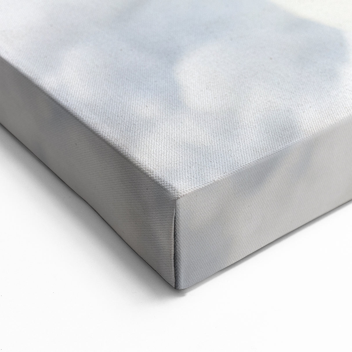 Adorable Bulldog in Snow - Winter Wonderland Canvas Art