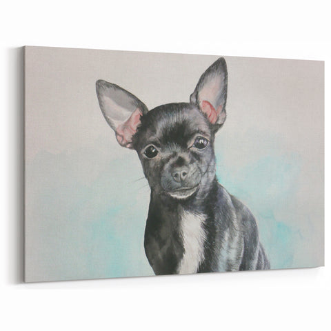 Adorable Chihuahua Wall Art - Chihuahua Canvas Print & Framed Art Decor