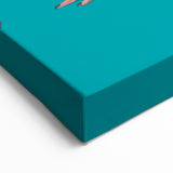 Tropical Flamingo Canvas Art - Elegant Pink Flamingo Wall Decor