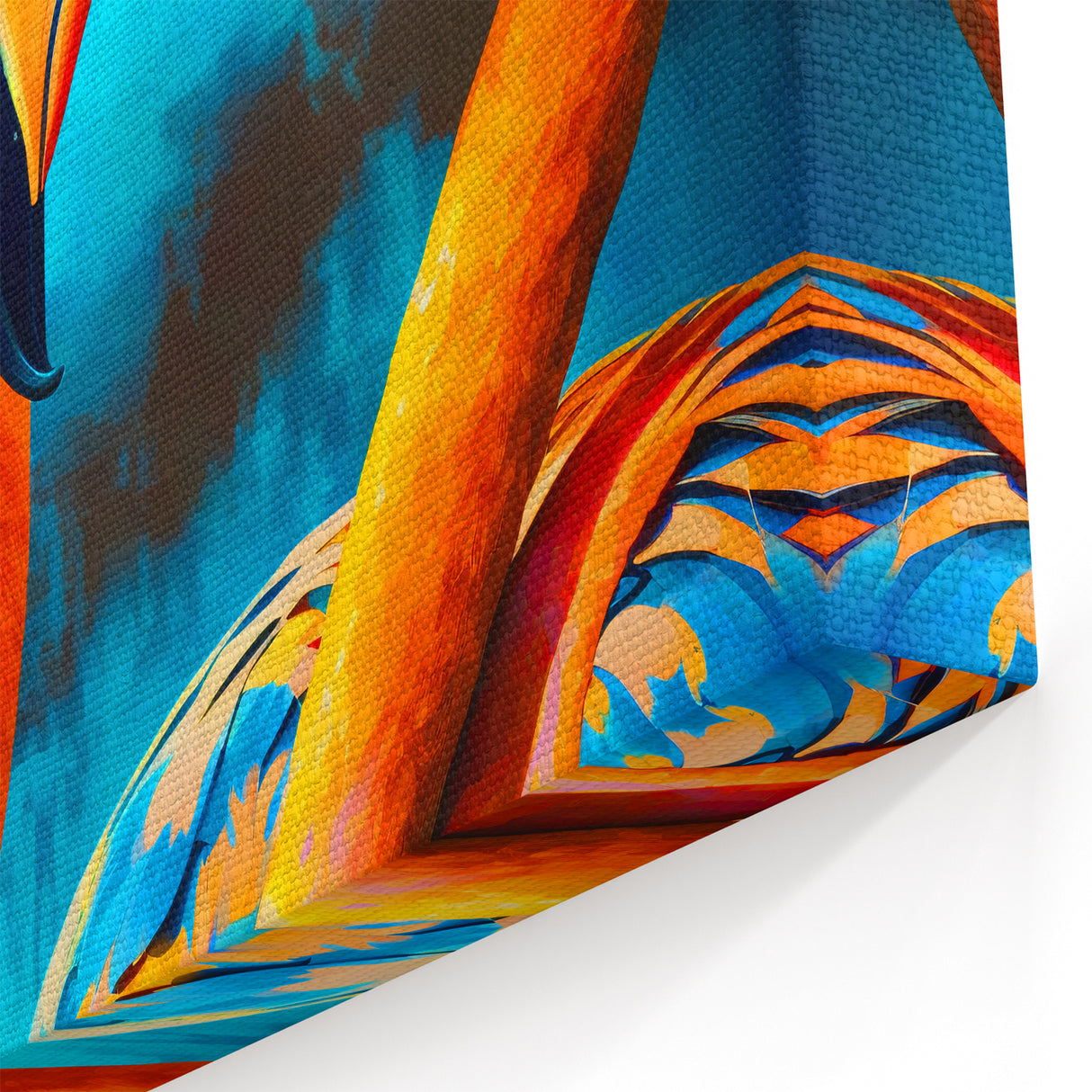 Bold Flamingo Wall Art - Vibrant Flamingo Canvas Print for Unique Decor