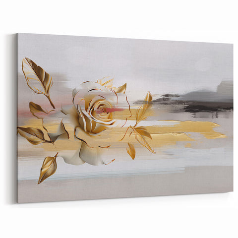 Dynamic Brush Strokes in Monochrome - Modern Strokes and Lines Art Print