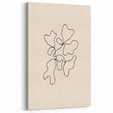 Minimalist Abstract Geometric Art - Modern Simple Line Canvas Print