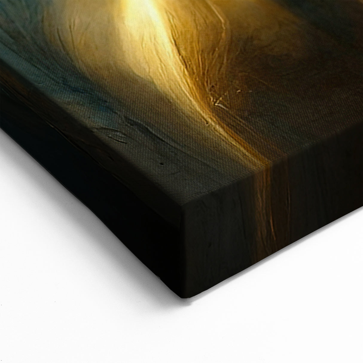 Refined Blue and Gold Abstract Line Art - Modern Wall Art Decor