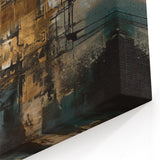 Modern Strokes and Lines Abstract Art Canvas - Geometric Line Design