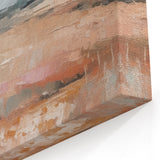 Serene Minimalist Landscape Art - Modern Abstract Pastel Canvas Print