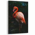 Elegant Flamingo Wall Art - Vibrant Flamingo Canvas Print for Luxe Decor