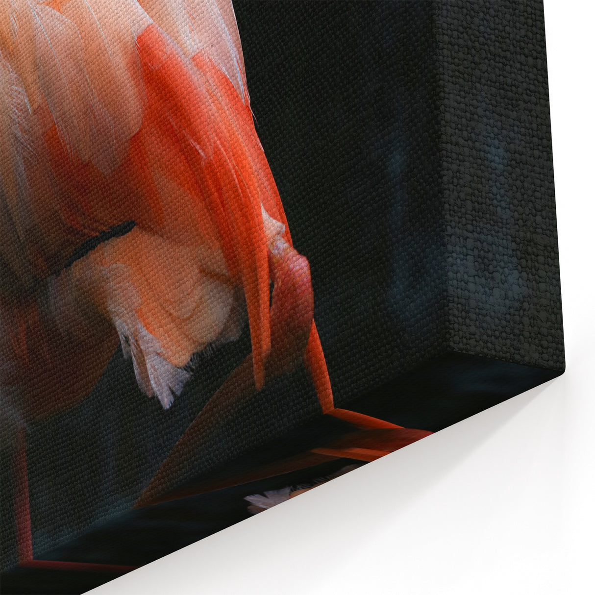 Elegant Flamingo Wall Art - Vibrant Flamingo Canvas Print for Luxe Decor