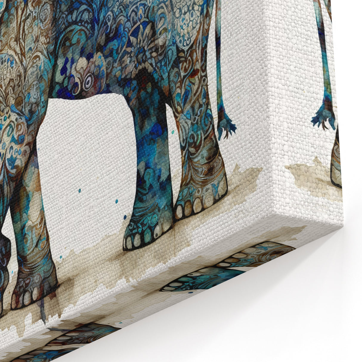 Majestic Elephant Wall Art - Elegant Safari Decor Canvas Print