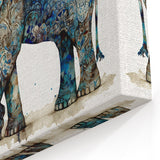 Majestic Elephant Wall Art - Elegant Safari Decor Canvas Print