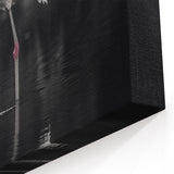 Monochrome Flamingo Wall Art - Elegant Flamingo Canvas Print for Chic Decor