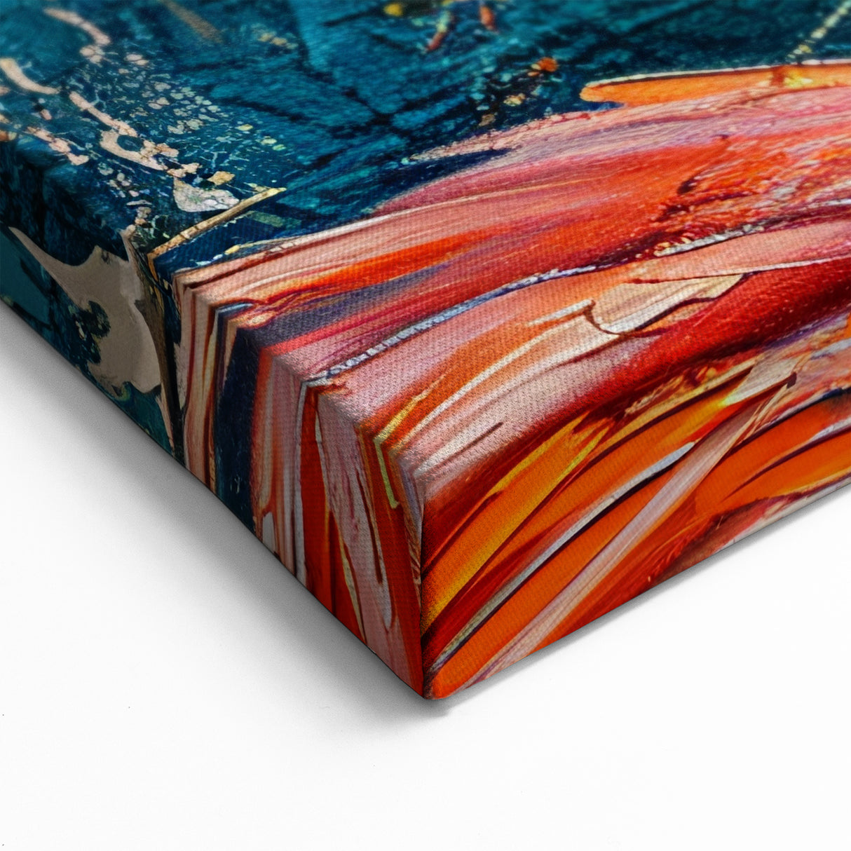 Textured Flamingo Wall Art - Bold Flamingo Canvas Print for Artistic Decor