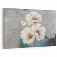 Delicate Floral and Abstract Lines Art Canvas