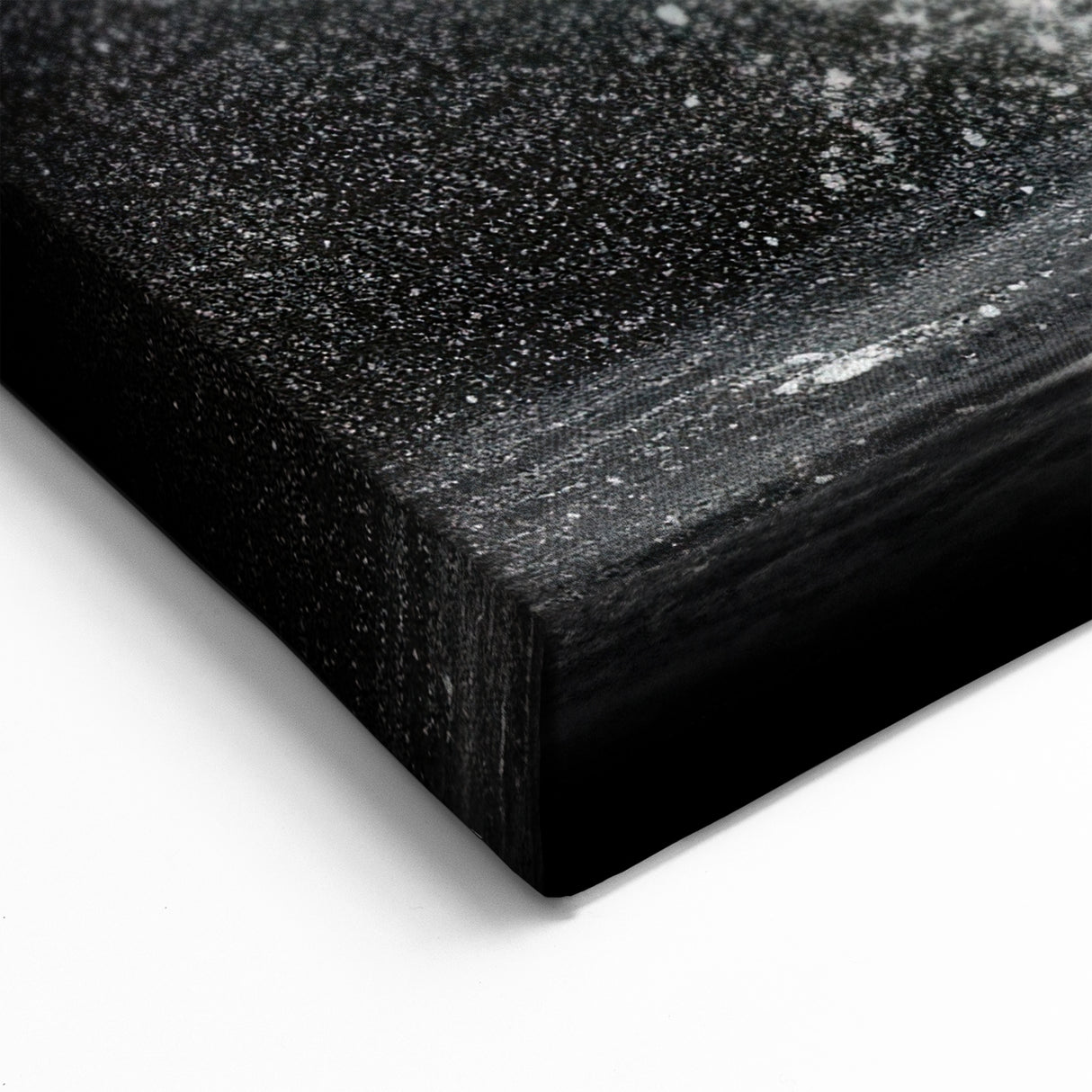 Powerful Elephant Splash - Dynamic Black and White Canvas Art