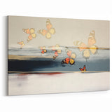 Butterfly Flight Abstract Strokes and Lines Art Canvas