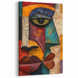 Colorful Abstract Figurative Art - Modern Geometric Canvas Decor