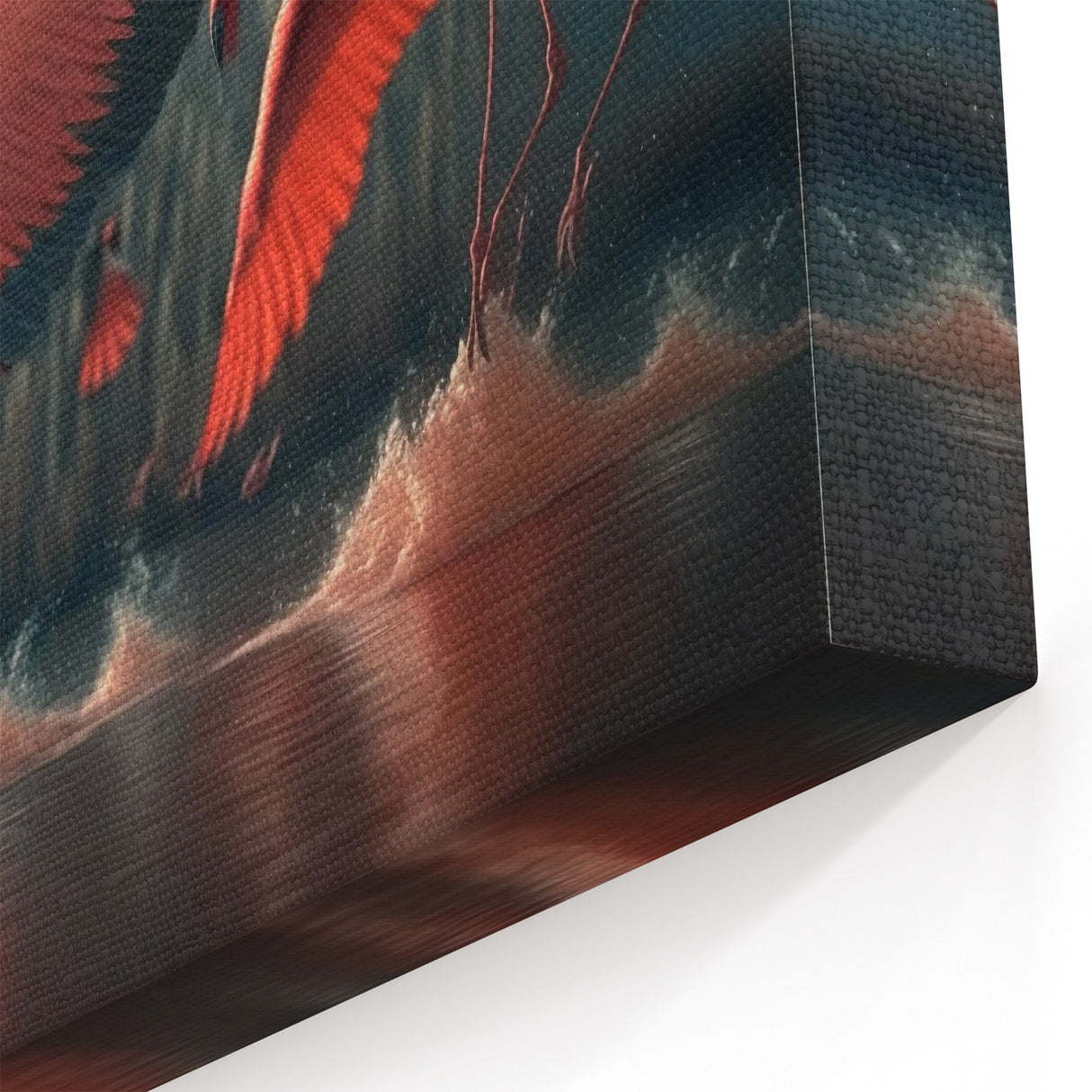 Dynamic Flight - Vibrant Flamingos in Motion Wall Art