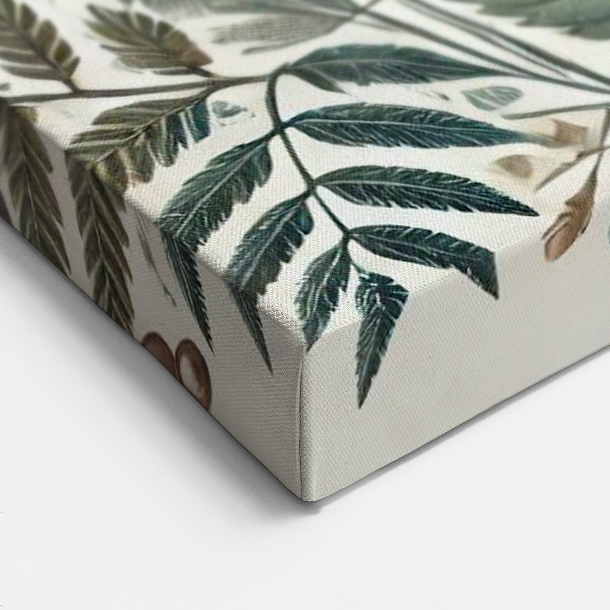 Botanical Garden Birds Wall Art - Songbird and Floral Canvas Decor