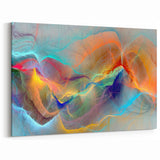 Colorful Abstract Line Art | Dynamic Strokes and Lines Canvas