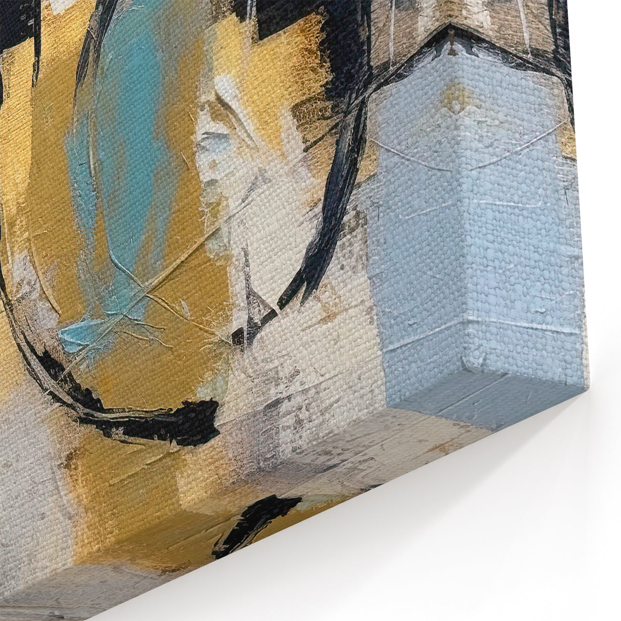 Geometric Abstract Line Art | Bold Strokes and Lines Canvas