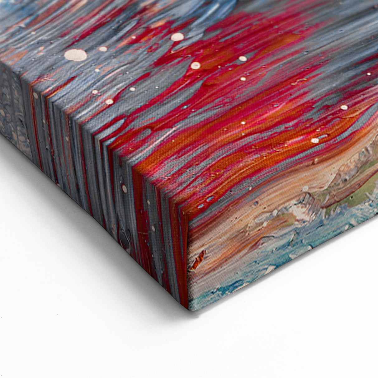 Dynamic Abstract Line Art | Energetic Strokes and Lines Canvas