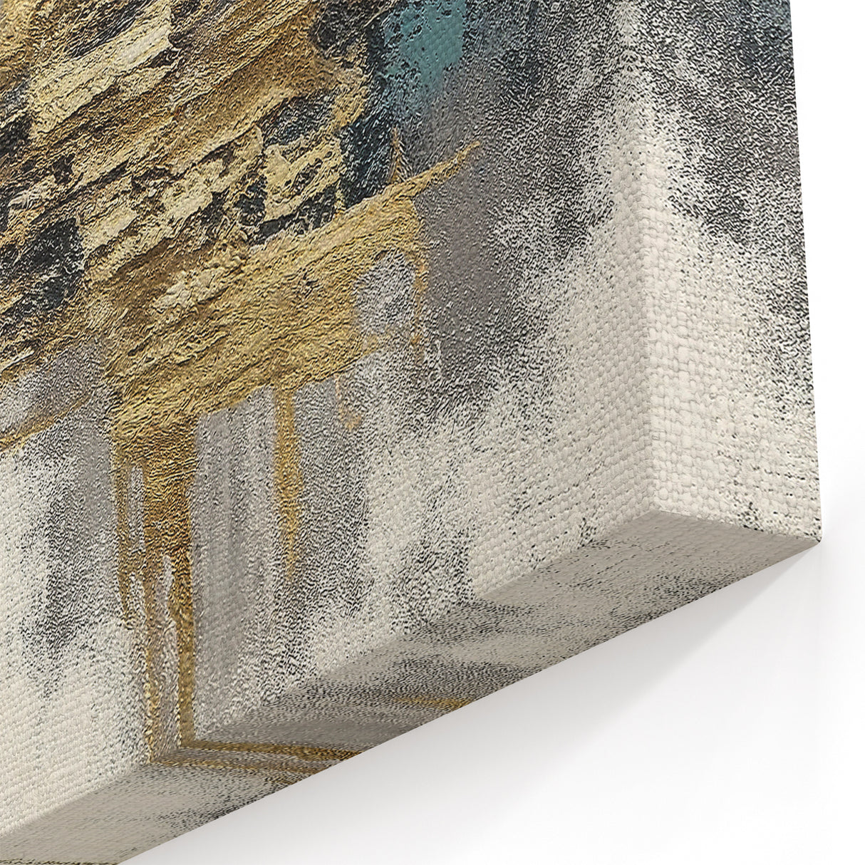 Elegant Abstract Line Art | Textured Strokes and Lines Canvas