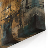 Intricate Abstract Line Art | Textured Strokes and Lines Canvas