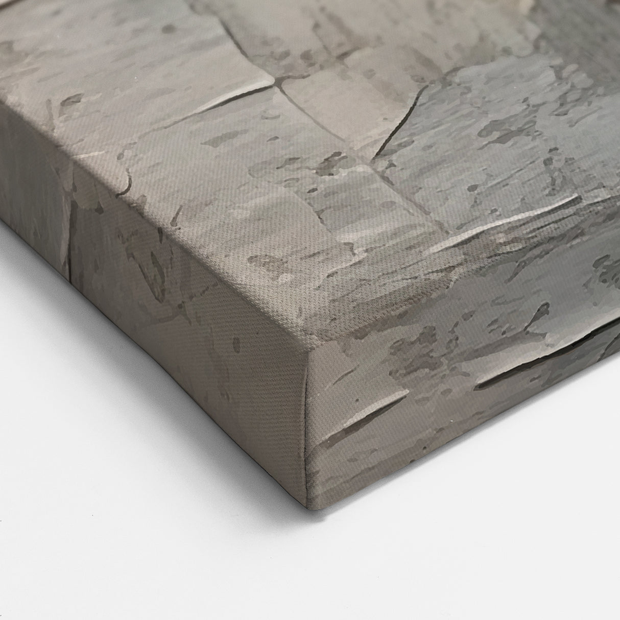 Rustic Textured Abstract Art | Earthy Strokes and Lines Canvas