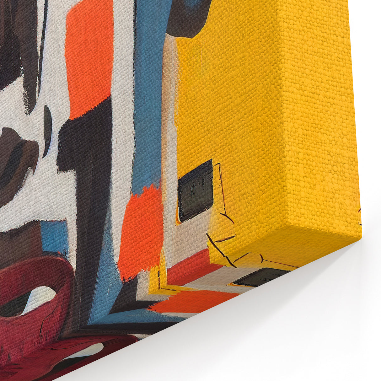 Colorful Abstract Human Figure | Modern Figurative Abstract Wall Art