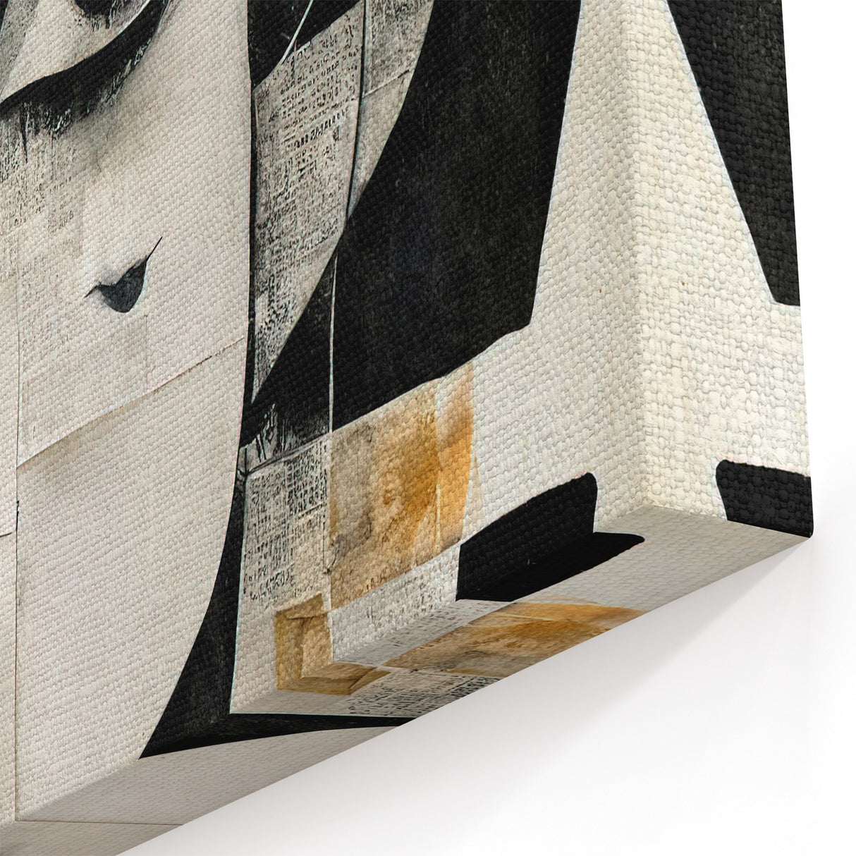 Modern Monochrome Abstract Human Figure | Contemporary Wall Art