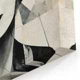 Chic Monochrome Abstract Female Figure | Modern Figurative Wall Art