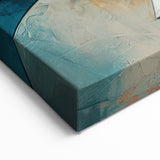 Vibrant Geometric Abstract Face | Modern Figurative Wall Art Canvas