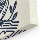 Minimalist Garden Birds Wall Art - Stylized Bird Print Decor