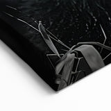 Serene Black and White Panda Canvas Print - Panda Photography