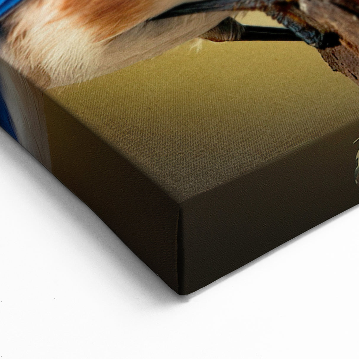 Serene Garden Birds Wall Art - Bluebird Pair Canvas Print Decor