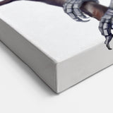 Artistic Garden Birds Wall Art - Painted Songbird Canvas Print Decor