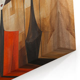 Elegant Abstract Figures in Hats | Modern Figurative Wall Art Canvas