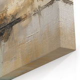 Sophisticated Abstract Line Art | Earthy Strokes and Lines Canvas