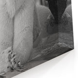 Contemplative Polar Bear - Wildlife Arctic Animal Canvas Art