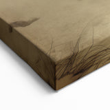 Majestic Mammoth Encounter - Atmospheric Winter Canvas Art