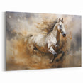 Dynamic Figurative Abstract Wall Art - Majestic Running Horse Canvas