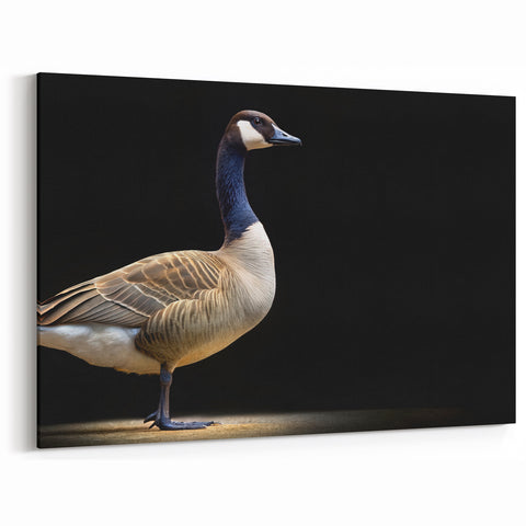 Elegant Wild Goose Canvas Art - Stunning Goose Wall Decor