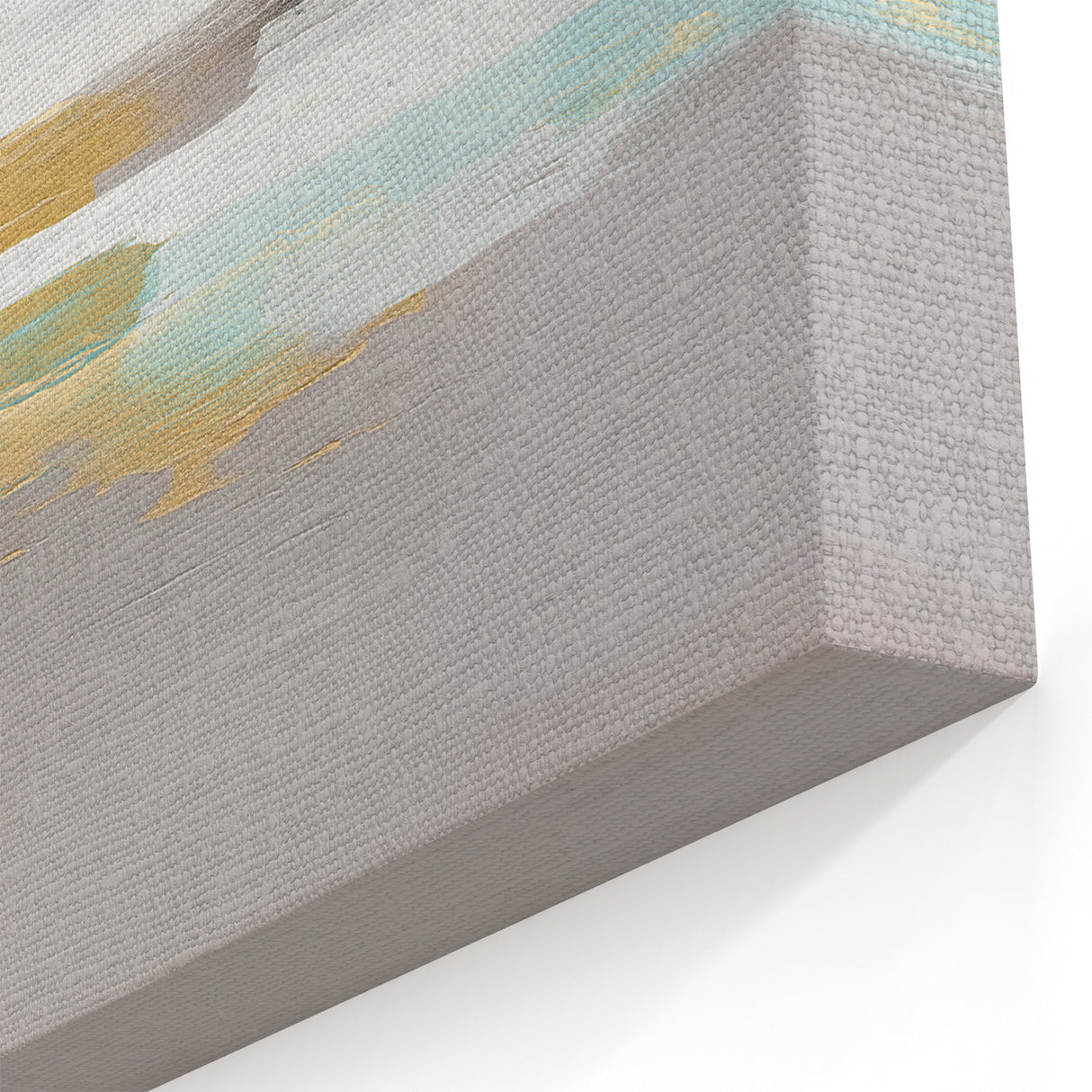 Colorful Horizon Abstract Art - Strokes and Lines Canvas Print