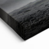 Powerful Elephant in the Storm - Dramatic Black and White Canvas Art