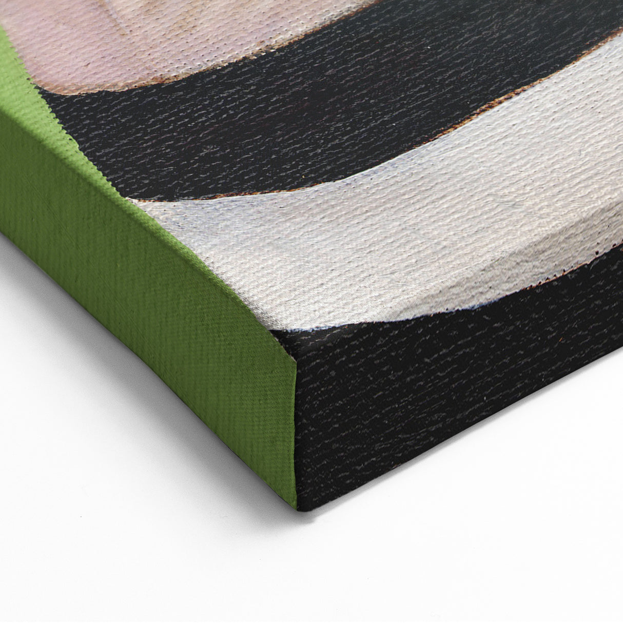 Cat Canvas Art - Stylish Cat Print with Green Background - Wall Decor