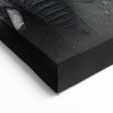 Elephant Stampede - Powerful Black and White Canvas Art