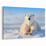 Peaceful Polar Bear Art - Wildlife Arctic Animal Prints for Home Decor