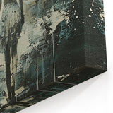 Emotional Figurative Abstract Art - Contemporary Couple Wall Decor