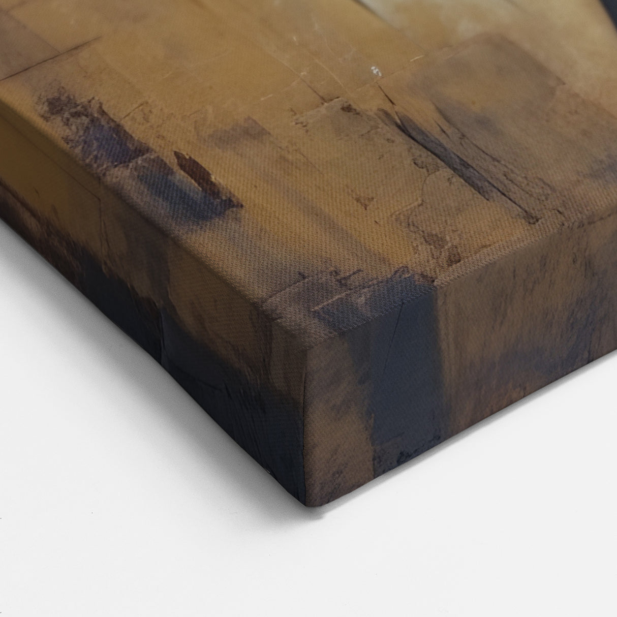 Elegant Dual Figures Abstract Art - Modern Black and White Wall Decor