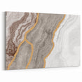 Neutral Tones Geometric Abstract Art - Strokes and Lines Canvas