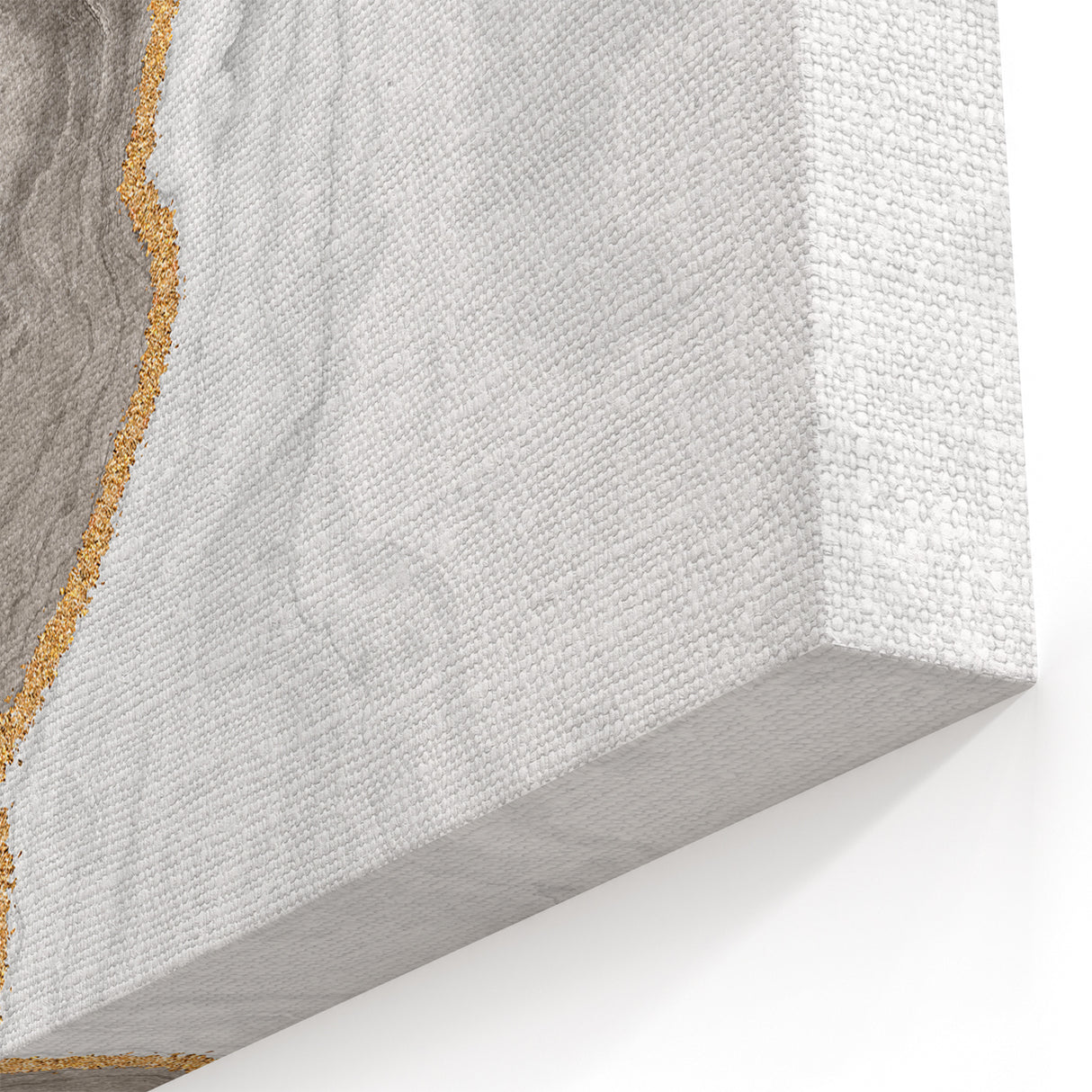 Neutral Tones Geometric Abstract Art - Strokes and Lines Canvas